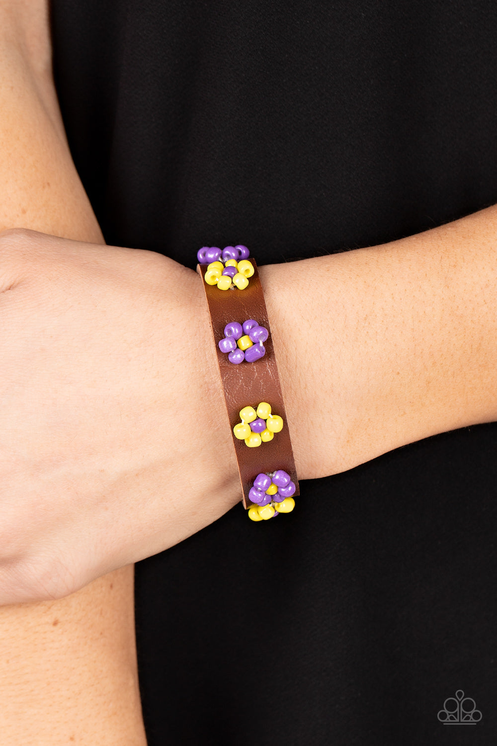 Flowery Frontier - purple - Paparazzi bracelet