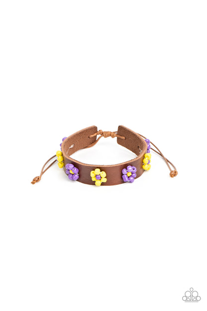 Flowery Frontier - purple - Paparazzi bracelet