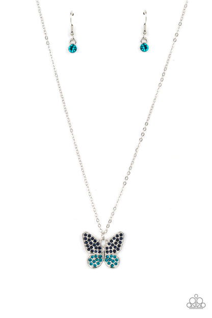 Flutter Forte - blue - Paparazzi necklace
