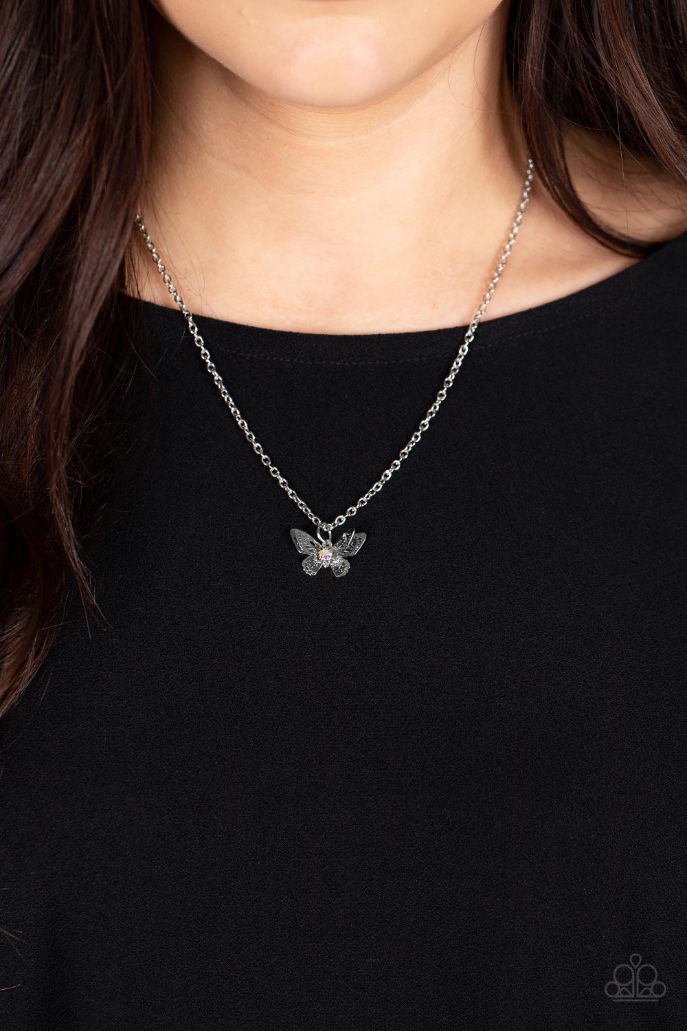 Flutter Love - multi - Paparazzi necklace