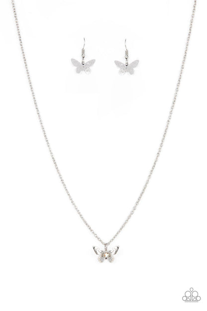 Flutter Love - multi - Paparazzi necklace