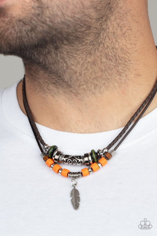Fly Away HOMESPUN - multi - Paparazzi mens necklace