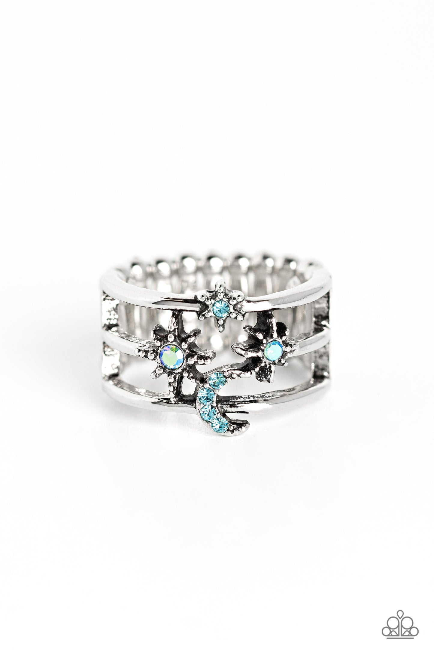 Fly Me To The Stars - blue - Paparazzi ring