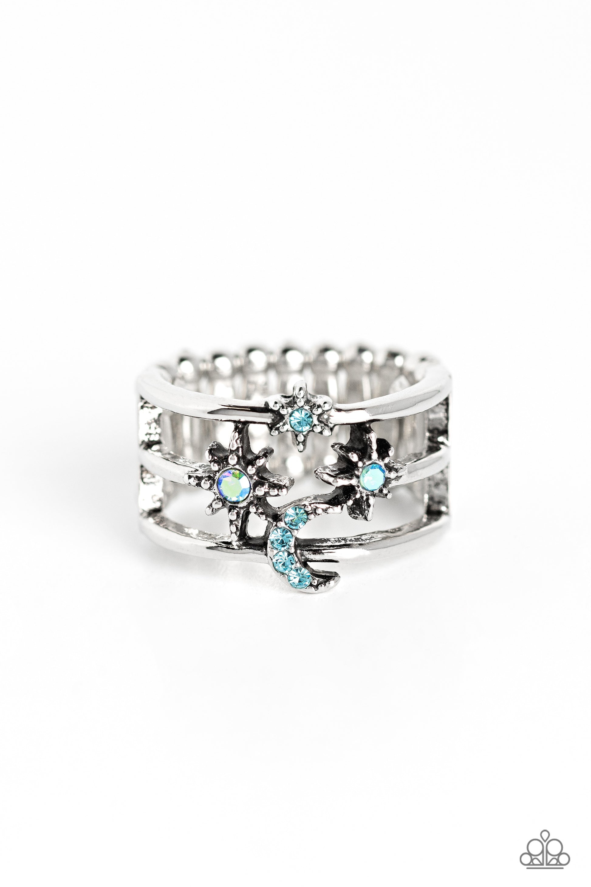 Fly Me To The Stars - blue - Paparazzi ring