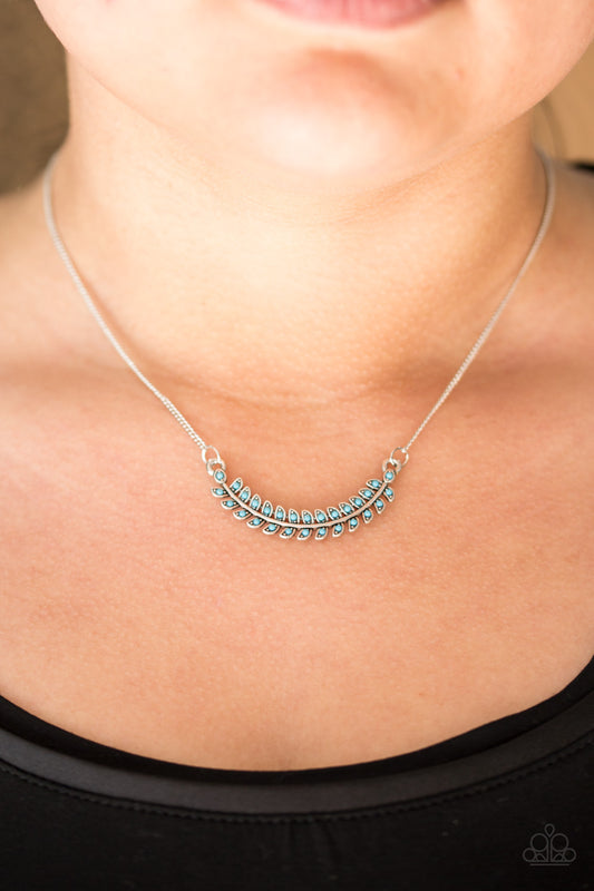 Flying Colors - blue - Paparazzi necklace