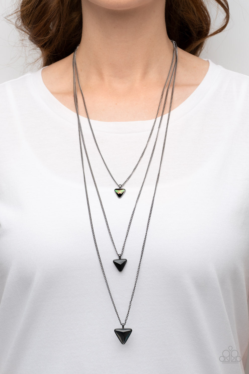 Follow the LUSTER - black - Paparazzi necklace
