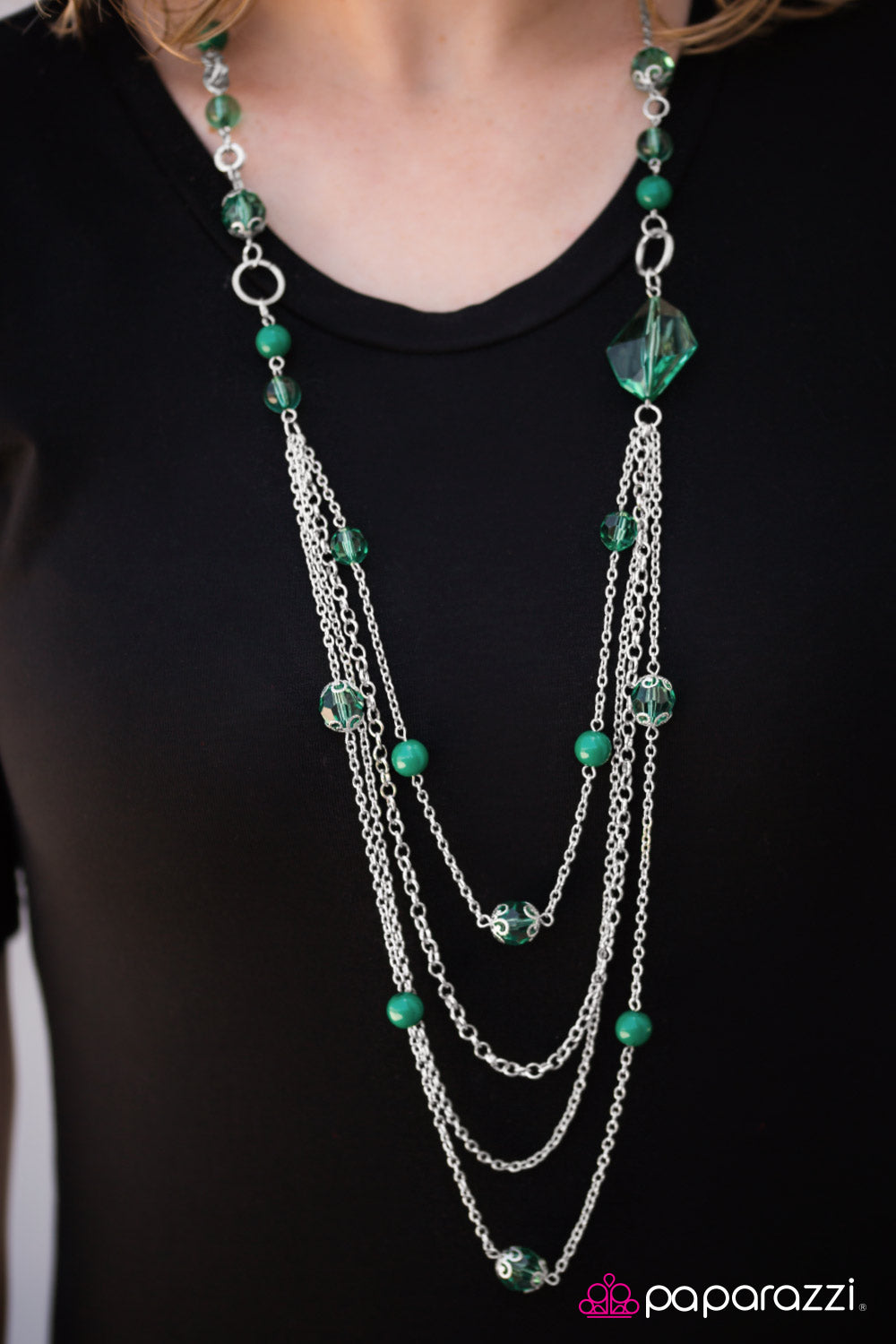 Fool For Jewels - Green - Paparazzi necklace