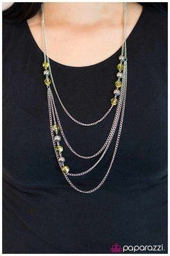 Fools Rush In - yellow - Paparazzi necklace
