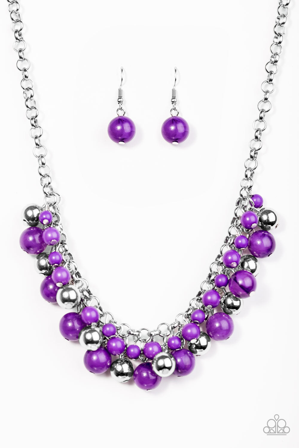 For The Love Of Fashion - Purple - Paparazzi necklace