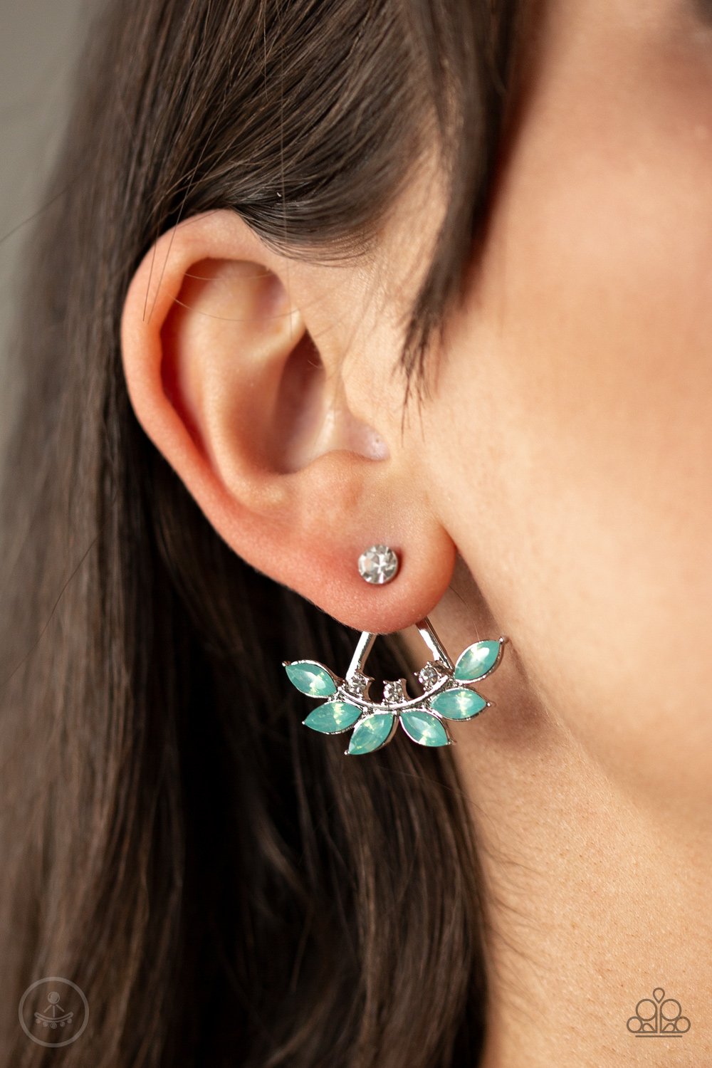 Forest Formal-green-Paparazzi earrings