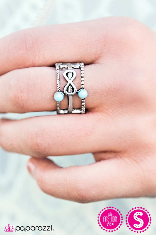 Forever MINE - Blue - Paparazzi ring