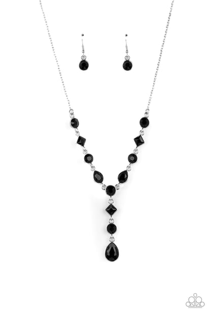 Forget the Crown - black - Paparazzi necklace