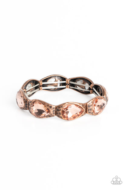 Formal Fanfare - copper - Paparazzi bracelet
