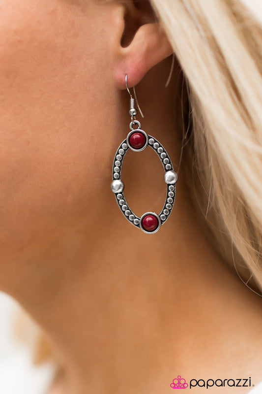 Fox Hollow - Paparazzi earrings