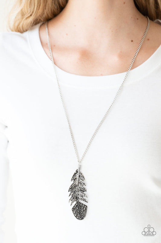 Free Bird - silver - Paparazzi necklace
