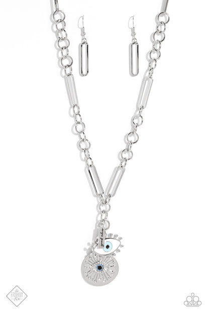 Friday Night VIBES - blue - Paparazzi necklace