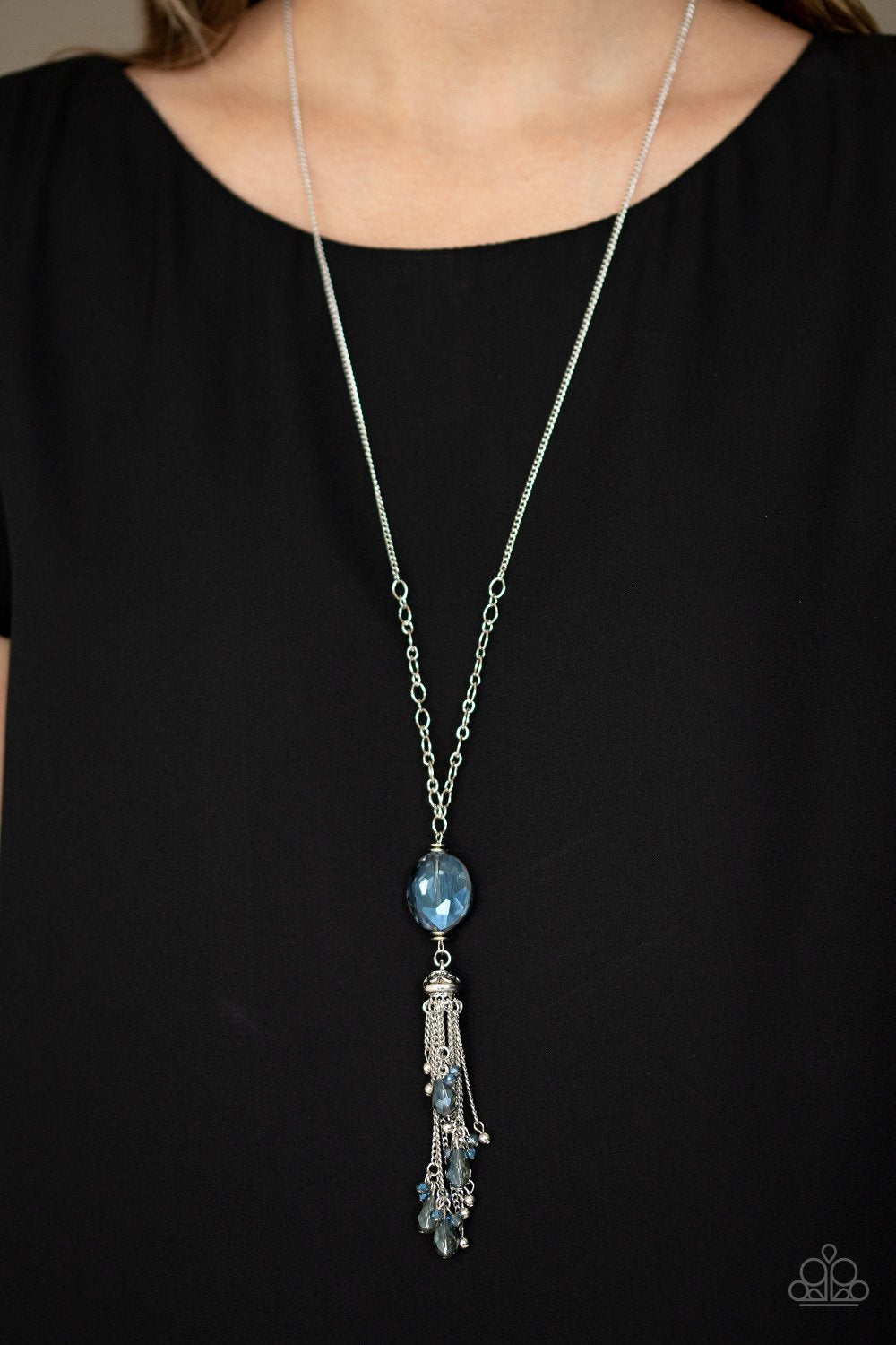 Fringe Flavor-blue-Paparazzi necklace