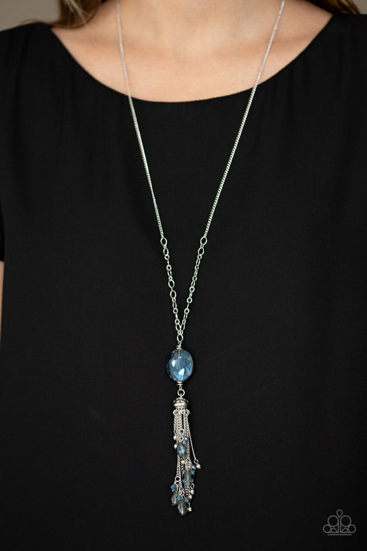 Fringe Flavor-blue-Paparazzi necklace