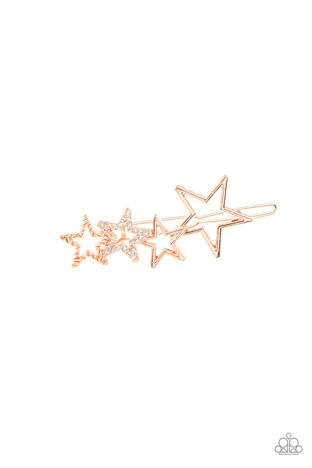 From STAR to Finish - copper - Paparazzi hair clip