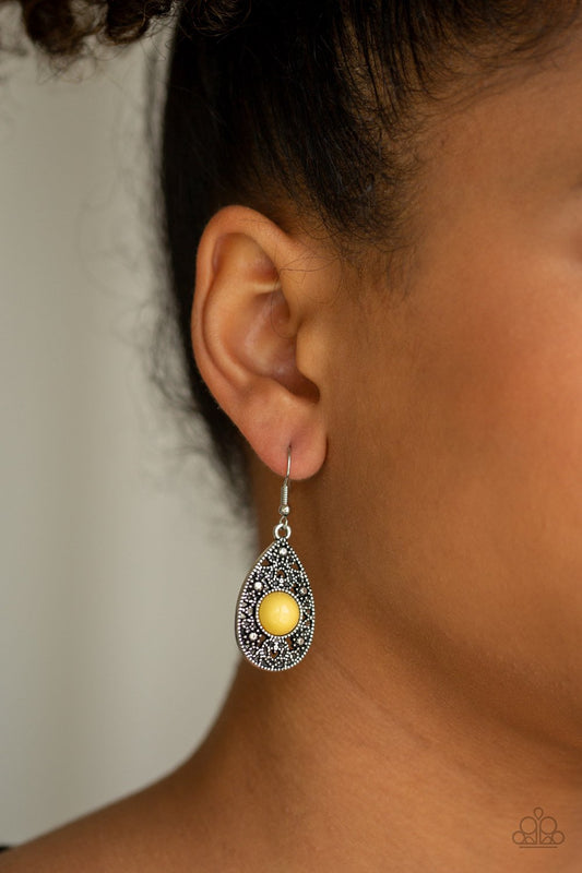 From POP to Bottom-yellow-Paparazzi earrings