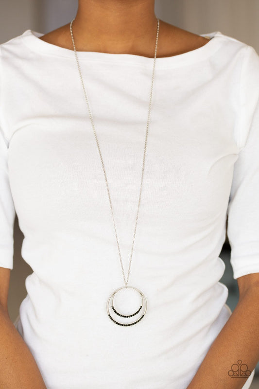 Front and Epicenter - black - Paparazzi neckalce