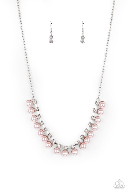 Frozen in TIMELESS - pink - Paparazzi necklace