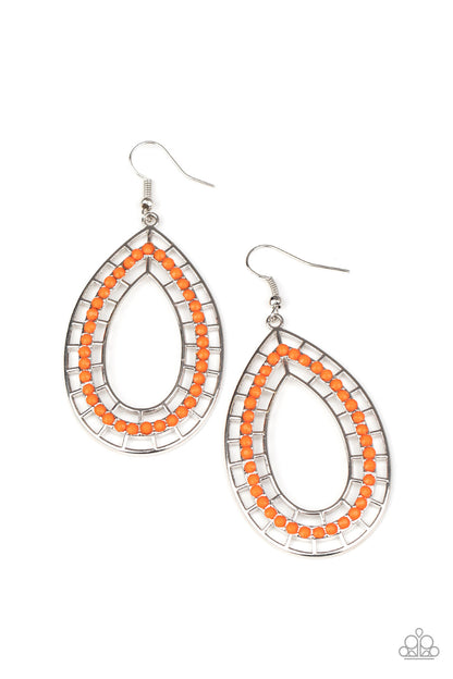 Fruity Fiesta - orange - Paparazzi earrings