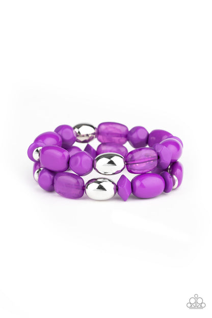 Fruity Flavor - purple - Paparazzi bracelet