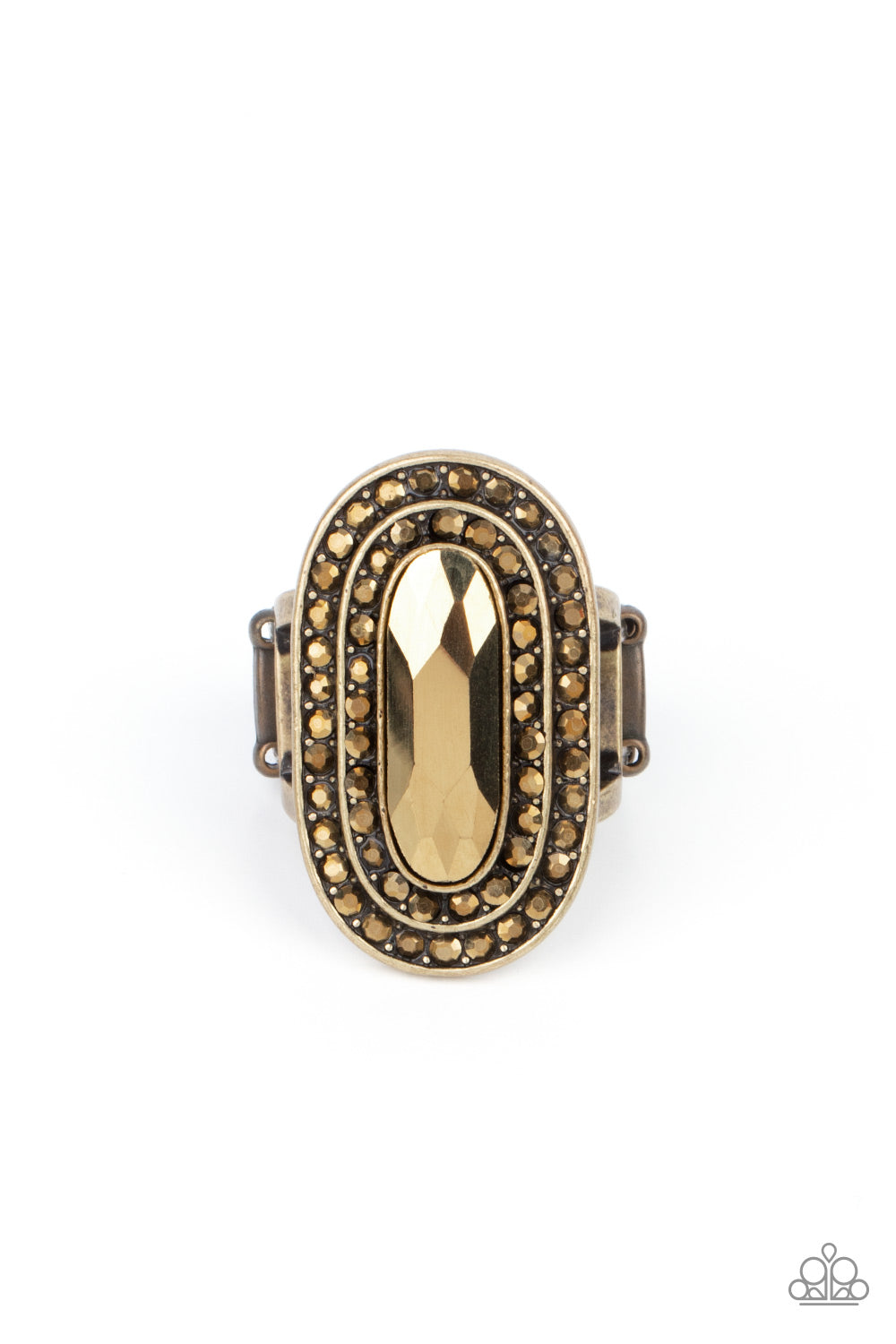 Fueled by Fashion - brass - Paparazzi ring