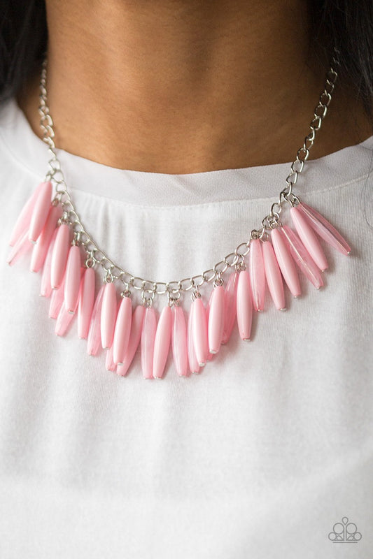 Full of Flavor - pink - Paparazzi necklace