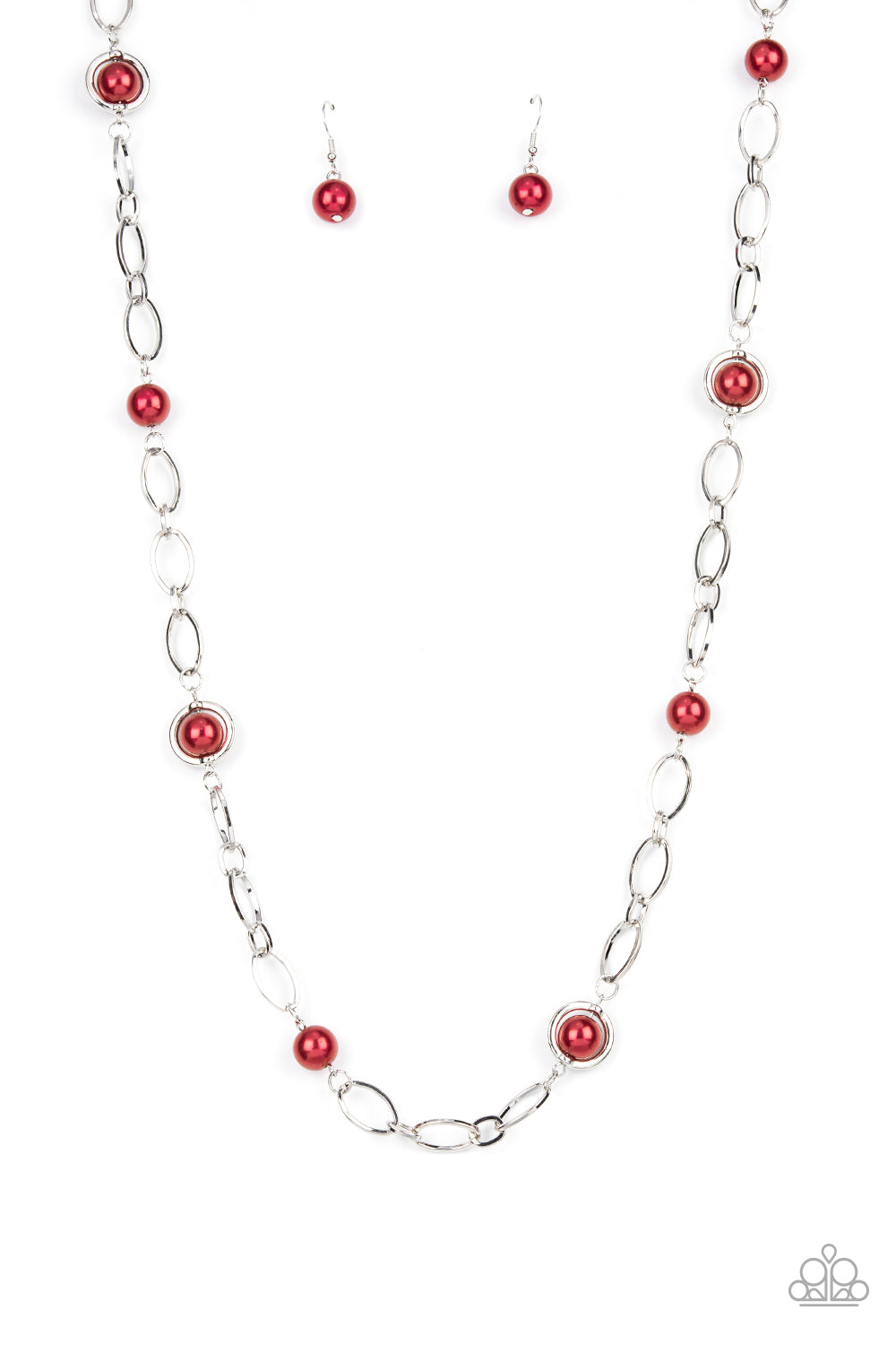 Fundamental Fashion - red - Paparazzi necklace