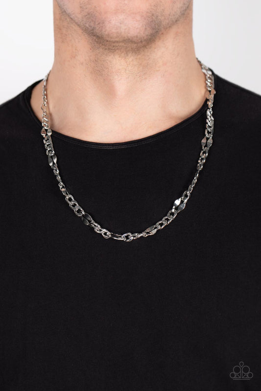G.O.A.T - silver - Paparazzi MENS necklace