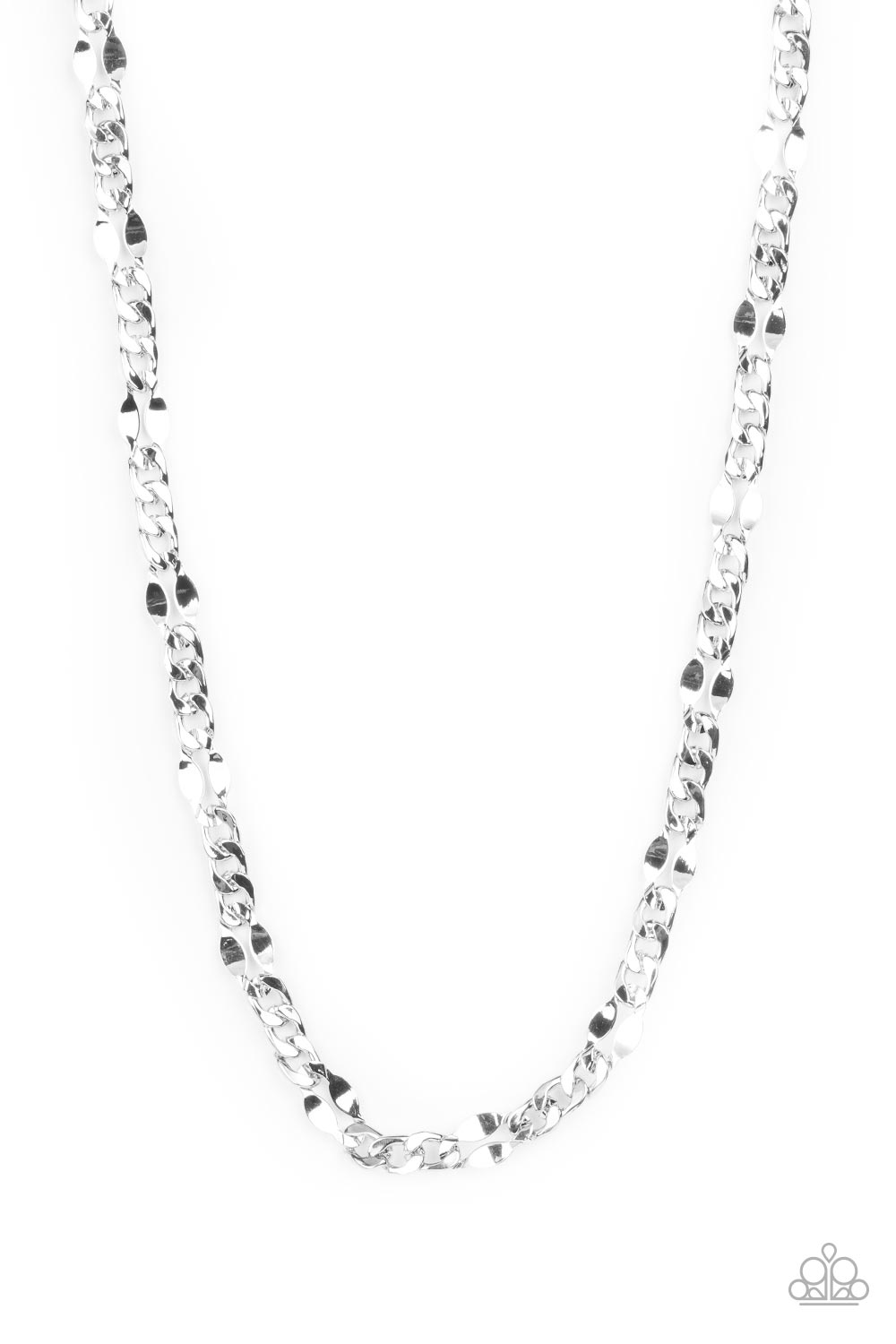 G.O.A.T - silver - Paparazzi MENS necklace