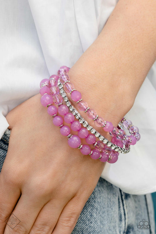 GARDEN the Interruption - purple - Paparazzi bracelet