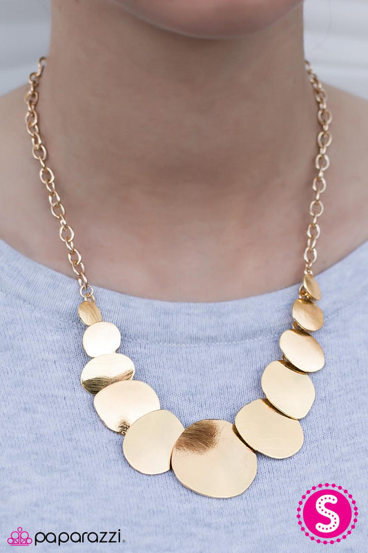 GLAM Artist - Gold - Paparazzi necklace