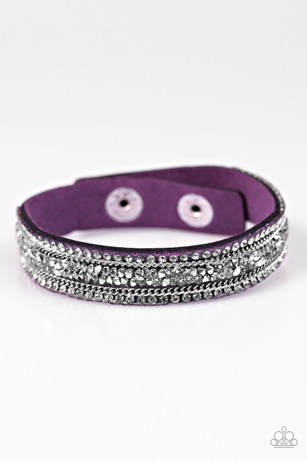 GLAM On Fire - Purple - Paparazzi bracelet