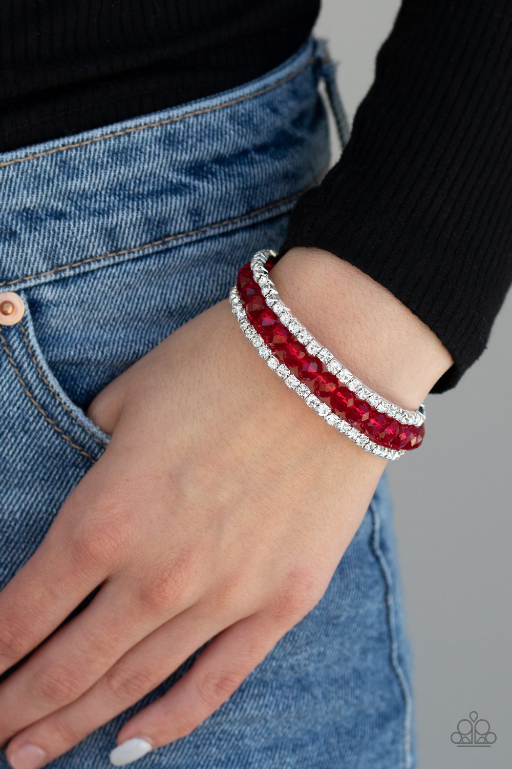 GLAM-ified Fashion-red-Paparazzi bracelet