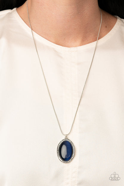 GLISTEN To This - blue - Paparazzi necklace