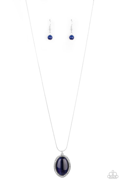 GLISTEN To This - blue - Paparazzi necklace