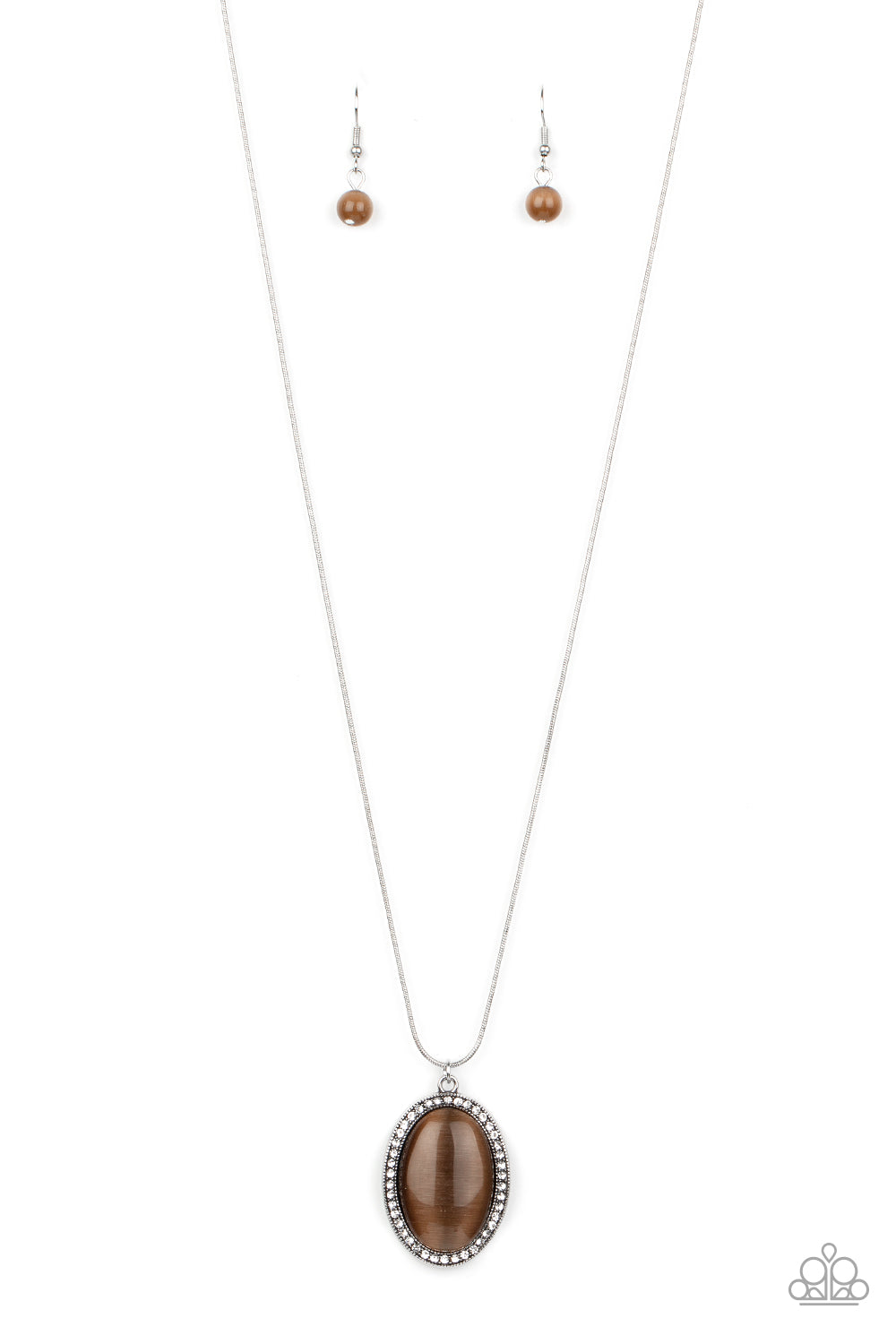 GLISTEN to This - brown - Paparazzi necklace