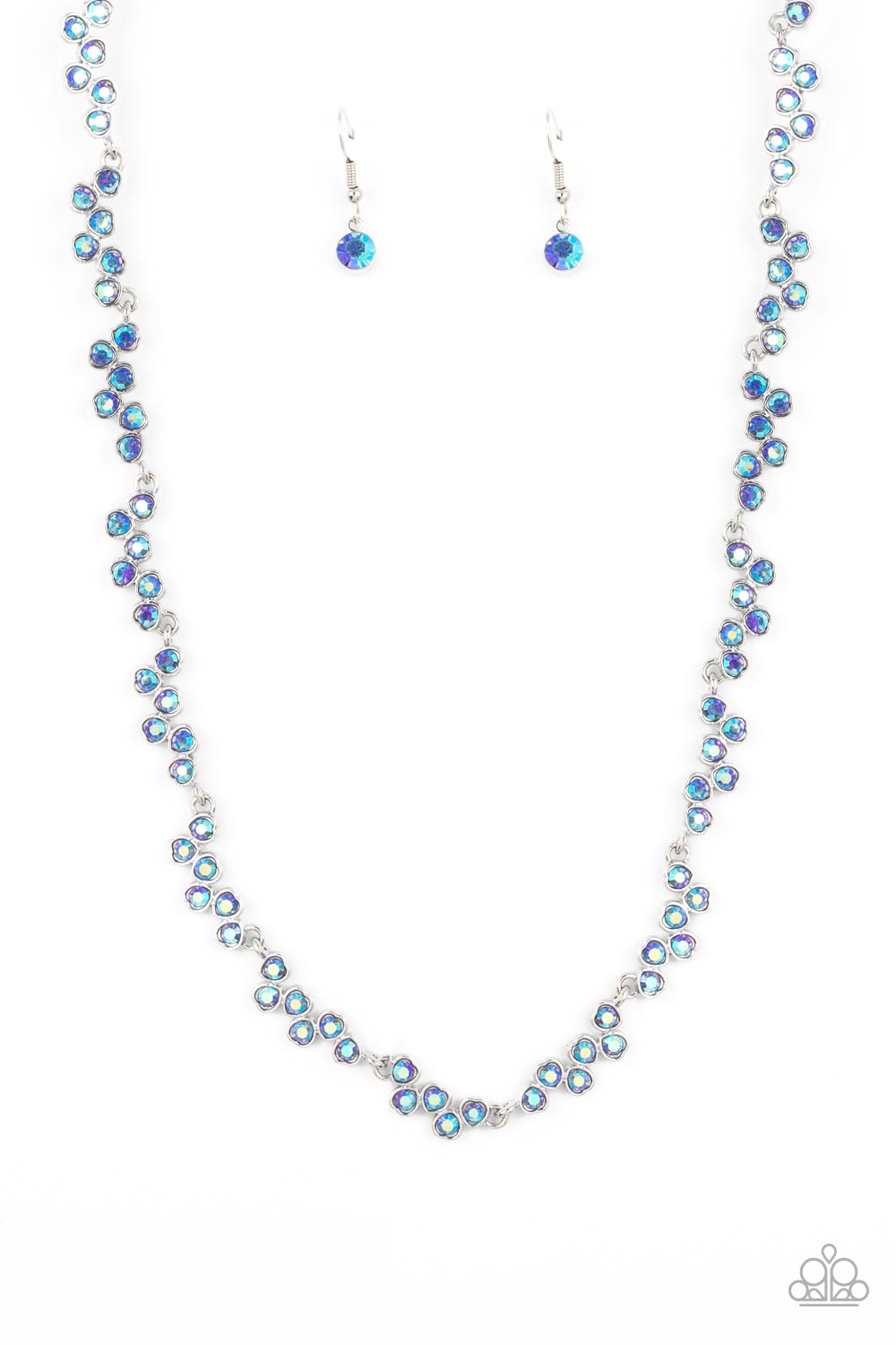 GLOWING Admiration - blue - Paparazzi necklace