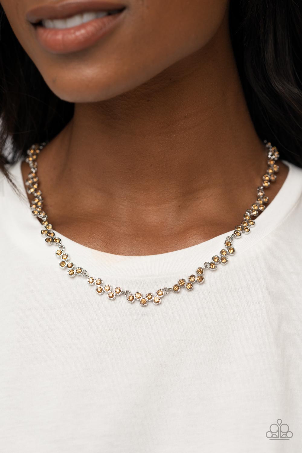 GLOWING Admiration - brown - Paparazzi necklace