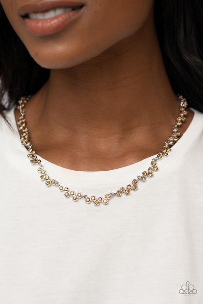 GLOWING Admiration - brown - Paparazzi necklace
