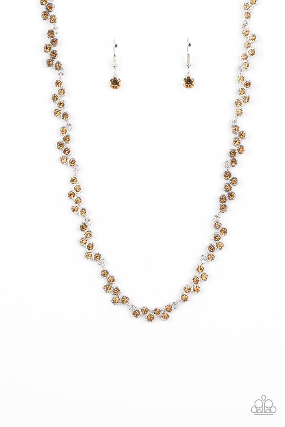 GLOWING Admiration - brown - Paparazzi necklace