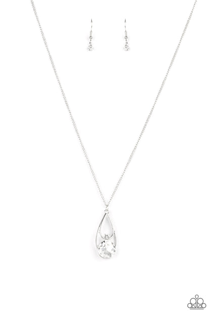 Gala Gleam - white - Paparazzi necklace