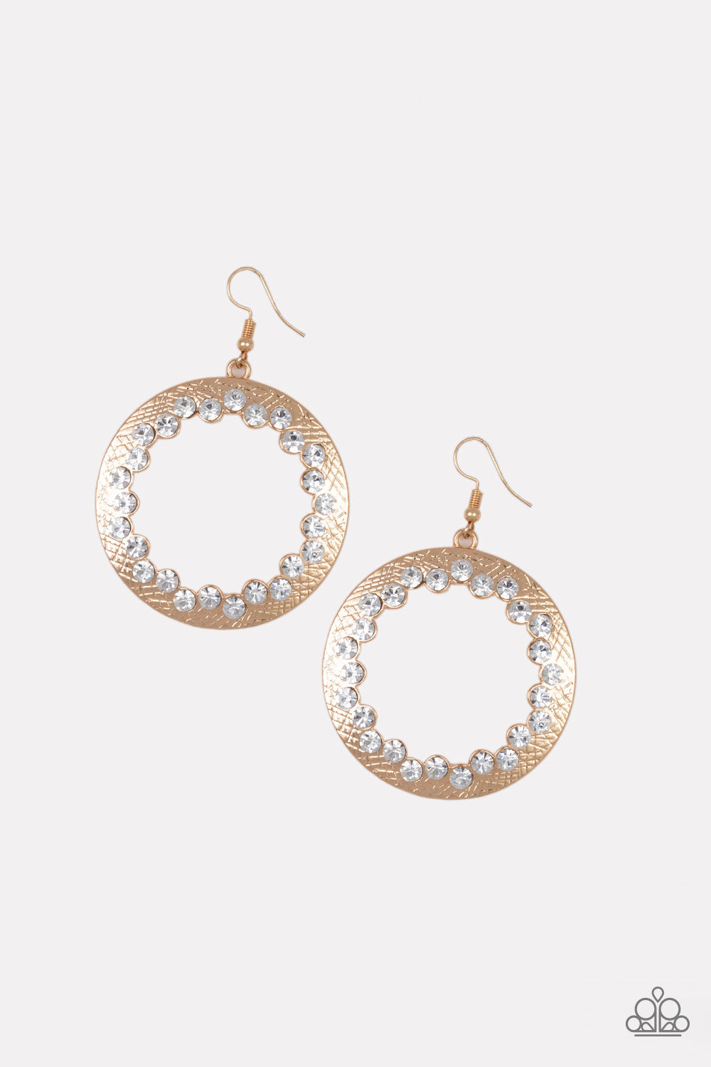 Gala Glitter - gold - Paparazzi earrings