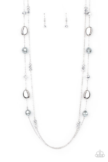 Gala Goals - silver - Paparazzi necklace