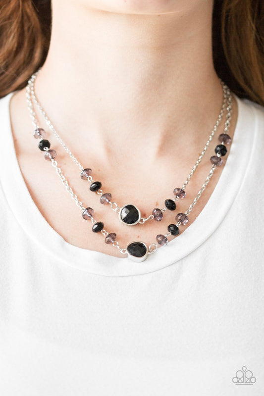 Gala Glow - black - Paparazzi necklace