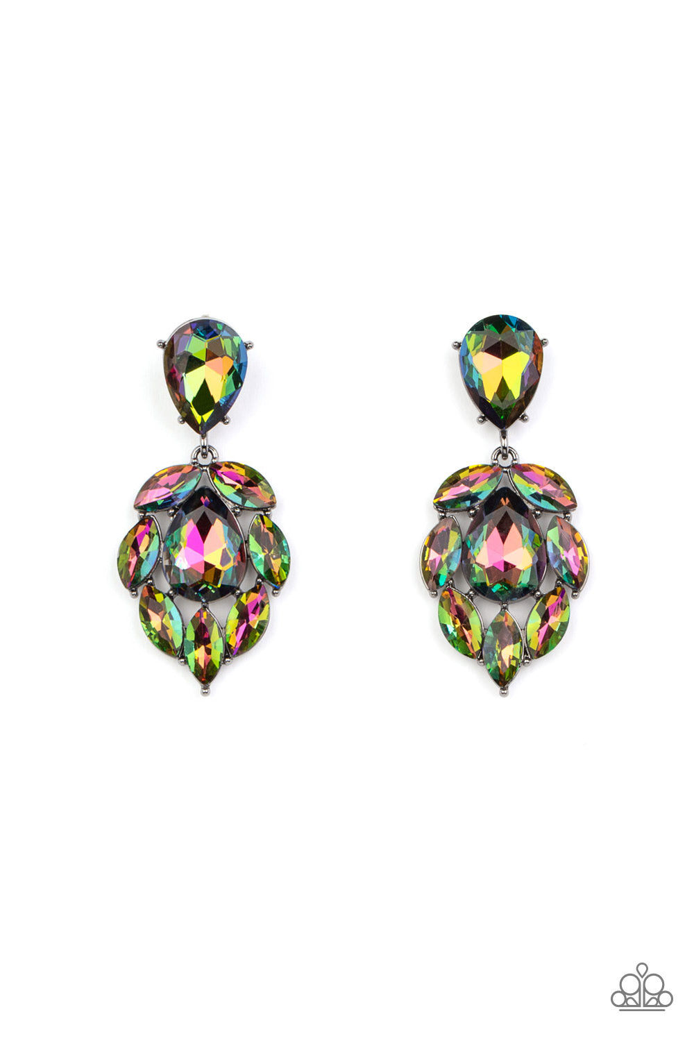 Galactic Go-Getter - multi - Paparazzi earrings