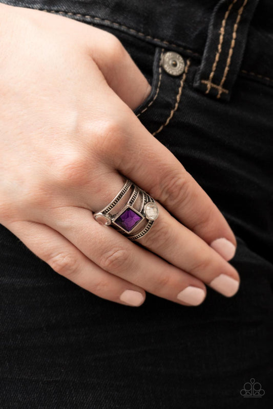 Galactic Governess - purple - Paparazzi ring